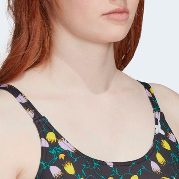 Adidas Originals Allover Print AOP Black Bodysuit - Picture 7 of 10